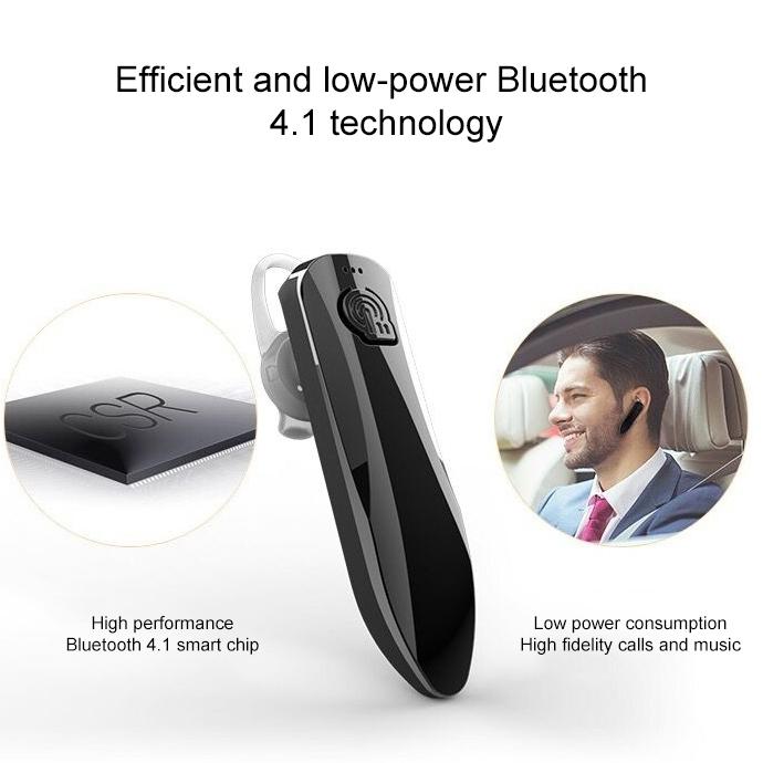 Mini Wireless Sport Bluetooth Headset – Compact & Lightweight Earphone with Built-in Mic – Universal Gold