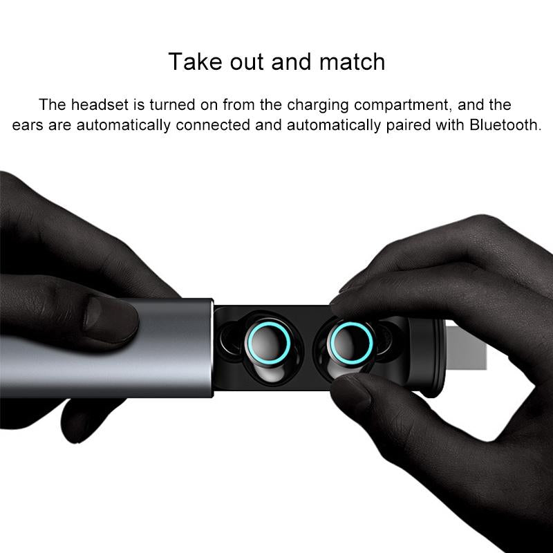 S5 Twins Sports Magnetic Wireless TWS Bluetooth Earphones – Bluetooth 5.0, Gold, In-Ear Design for Active Use