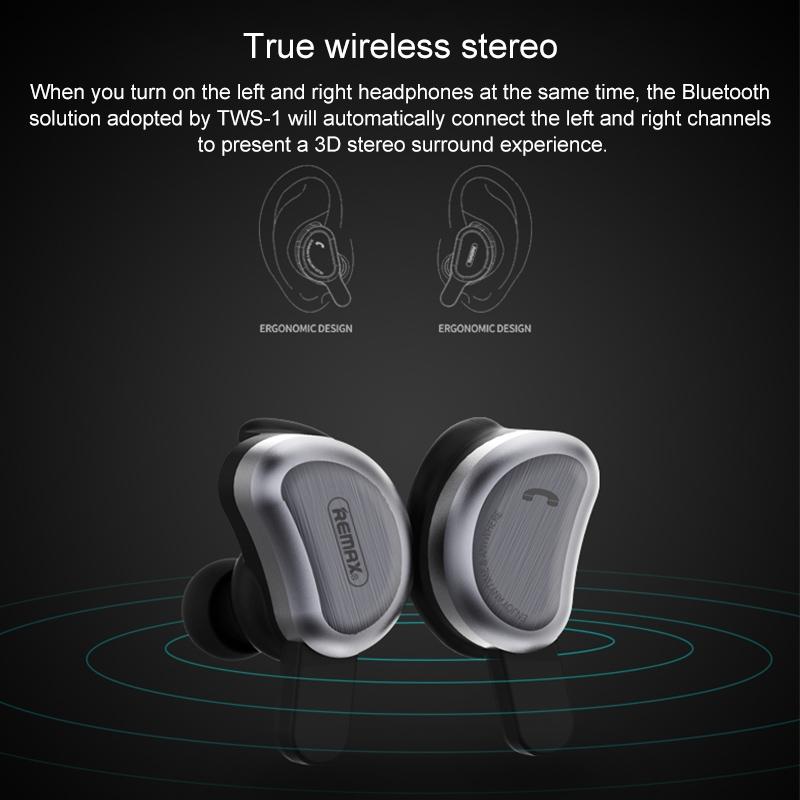 Wireless Bluetooth Earphones with Charging Box – Half Moon Shape, Gold, True Wireless, Clear Sound, Long Battery Life