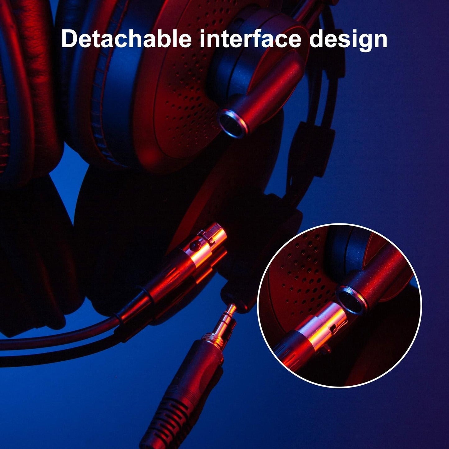 Yanmai D68 Recording Headphones – Black/Gold, Studio-Grade Sound, Comfortable Fit, Noise Isolation