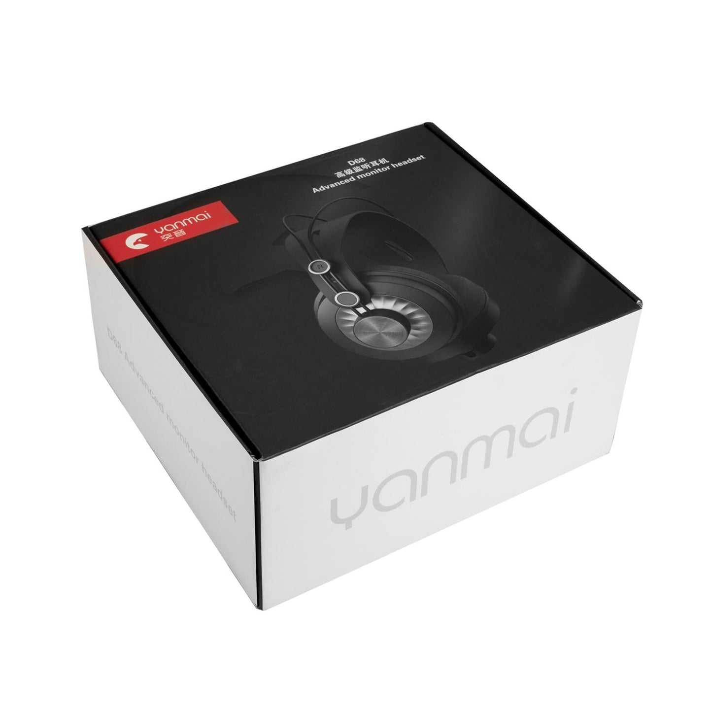 Yanmai D68 Recording Headphones – Black/Gold, Studio-Grade Sound, Comfortable Fit, Noise Isolation