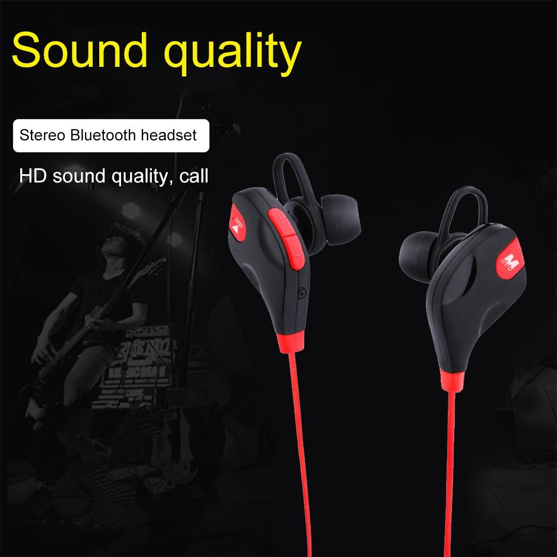 M8 Wireless Bluetooth Earphones with Mic & Controls – In-Ear Stereo Headphones, Blue