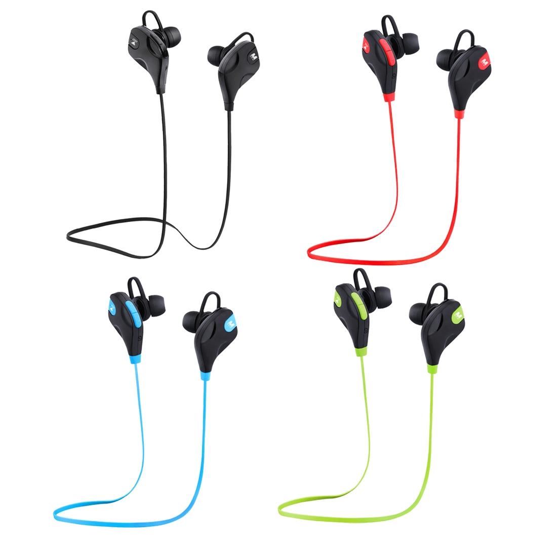 M8 Wireless Bluetooth Earphones with Mic & Controls – In-Ear Stereo Headphones, Blue