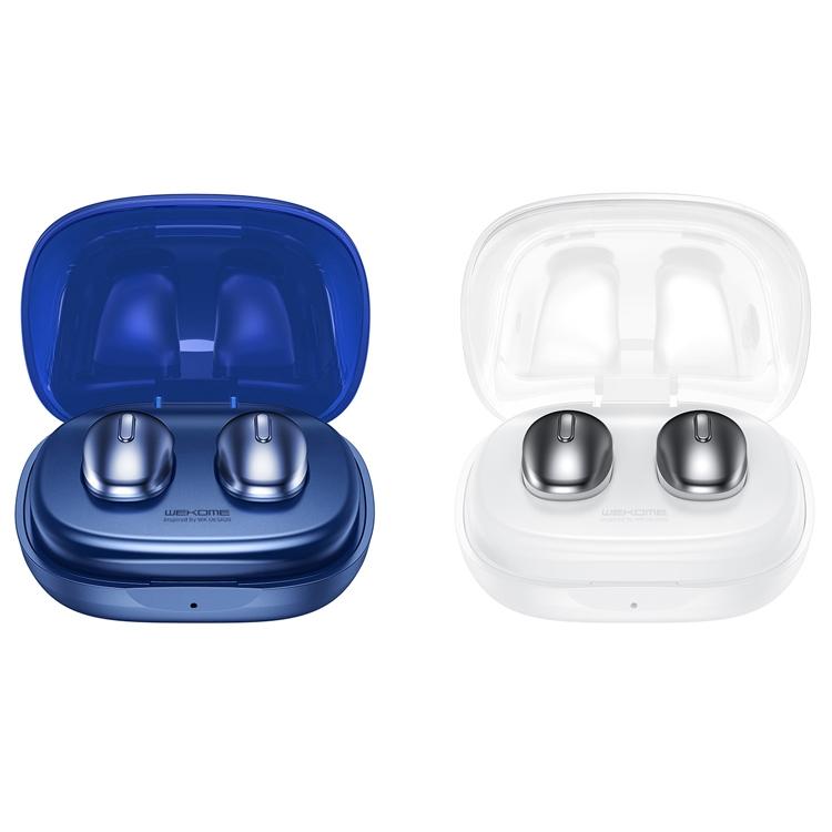 True Wireless Bluetooth 5.0 Earphones – Compact In-Ear TWS Earbuds with Charging Case – Blue