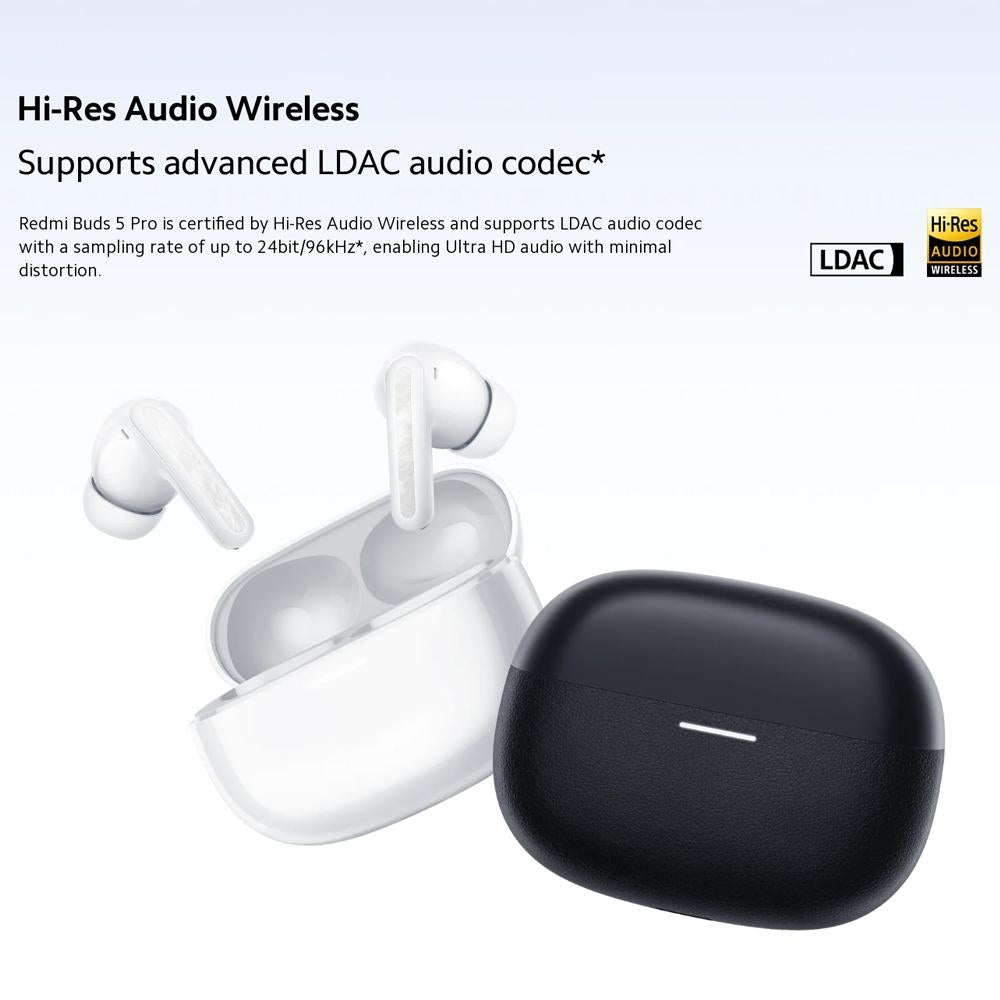 Redmi Buds 5 Pro Wireless Bluetooth Earphones – Blue, TWS In-Ear Noise-Cancelling Earbuds with Charging Case