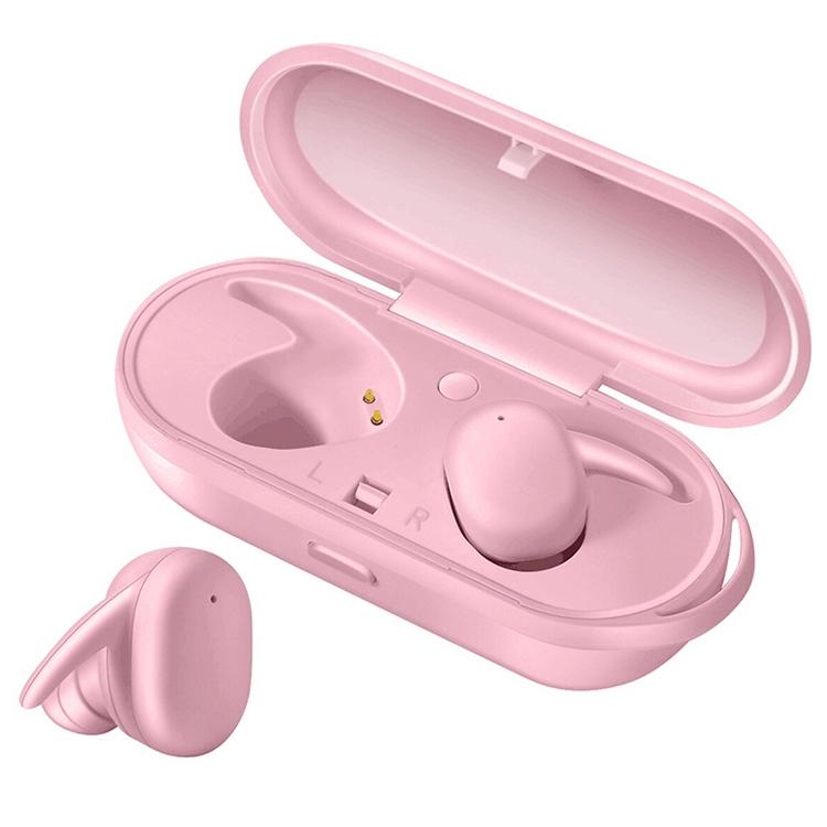 Waterproof Wireless Bluetooth Earphones with Magnetic Charging Case – 300mAh Battery, Blue, True Wireless