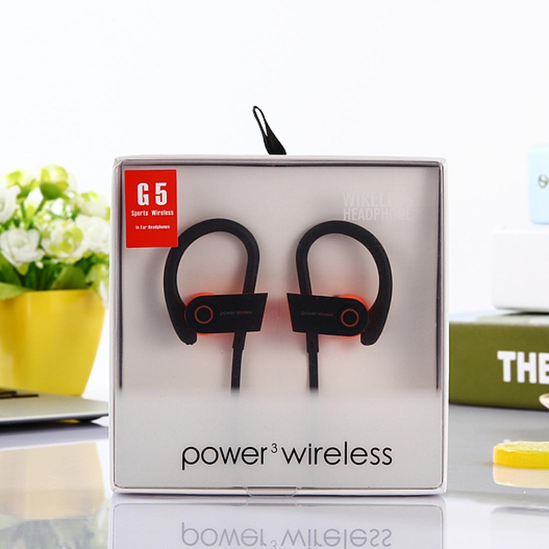 Wireless Bluetooth In-Ear Earphones with Mic – G5 V4.2, IP8P3560BL, Clear Audio, Comfortable Fit