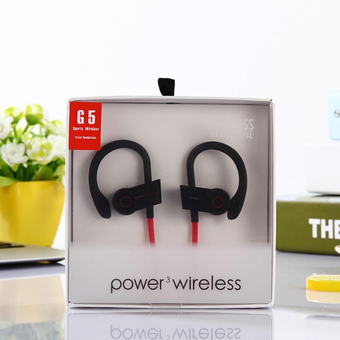 Wireless Bluetooth In-Ear Earphones with Mic – G5 V4.2, IP8P3560BL, Clear Audio, Comfortable Fit