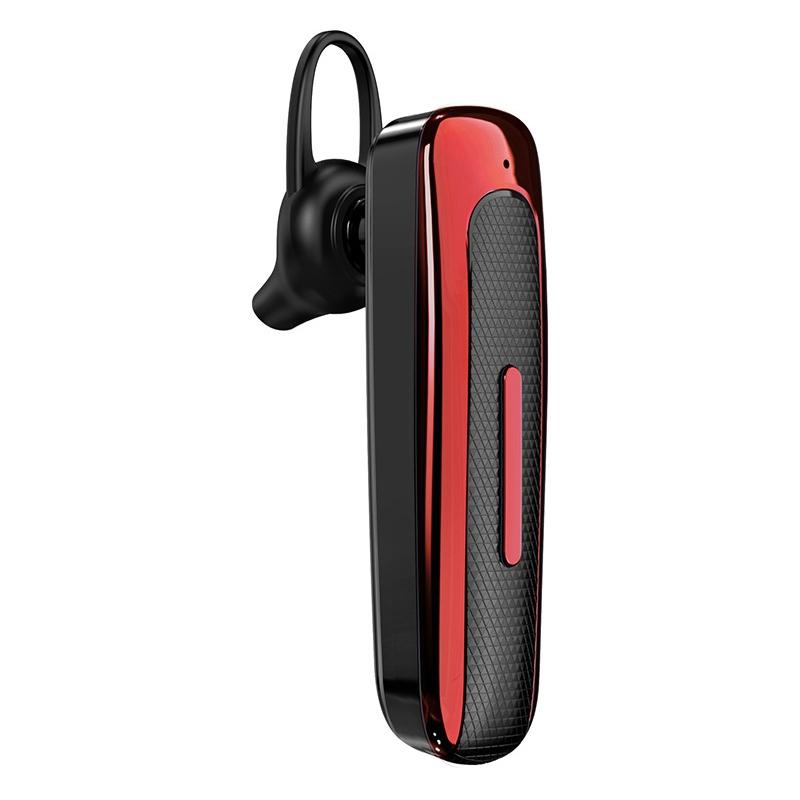 Wireless Unilateral Ear-Mounted Earphone with Noise Reduction – Bluetooth Single-Ear Headset, Black Blue