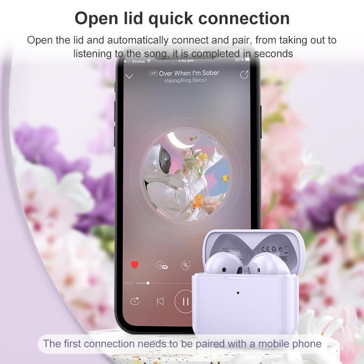 True Wireless Stereo Bluetooth 5.0 Earphones TN22 – Purple