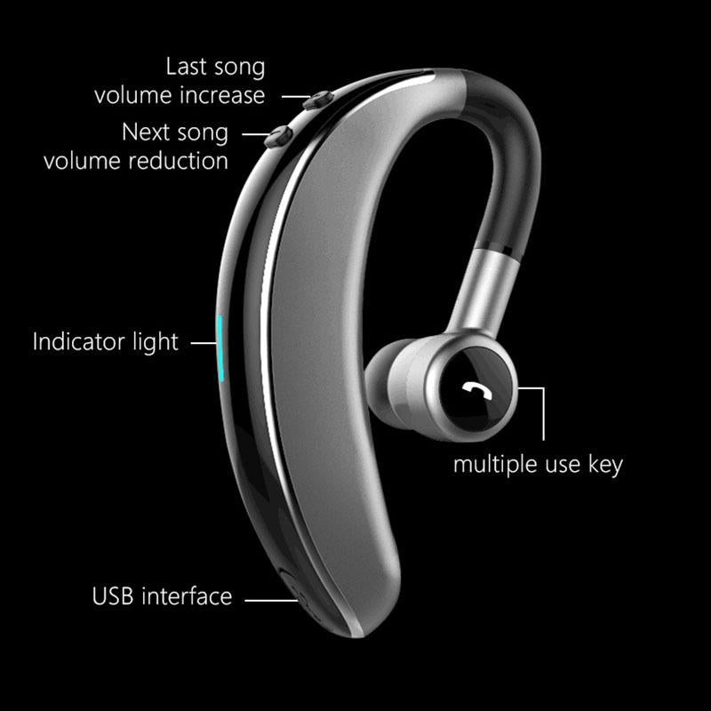 Purple Wireless Stereo Bluetooth 5.0 Earphones – V7 Business Style Sports Headphones