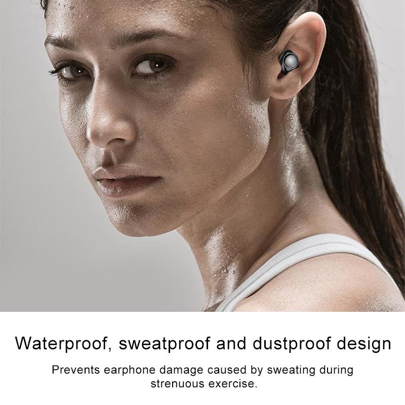 Wireless TWS Bluetooth 5.0 Earphones with Drawer-Style S2 Design – In-Ear Headphones – Red