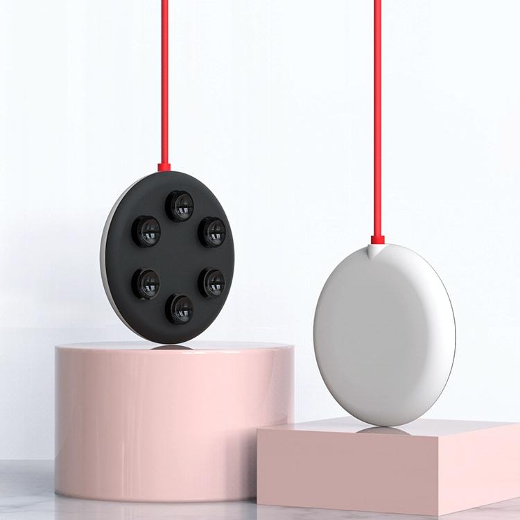 Wireless Fast Charger with Suction Cup & 1.5M Cable – Red | Qi-Compatible Phone Charging Dock