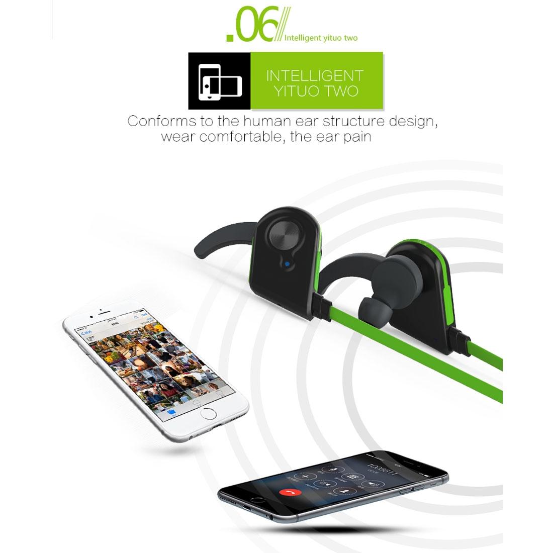 Red Wireless Bluetooth In-Ear Headset – Magnetic Switch, LED Indicator Light & Secure Fit