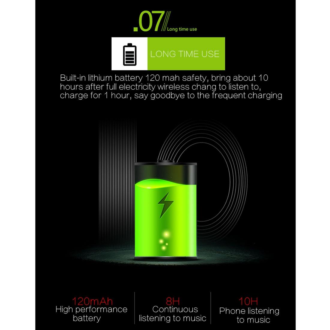 Red Wireless Bluetooth In-Ear Headset – Magnetic Switch, LED Indicator Light & Secure Fit