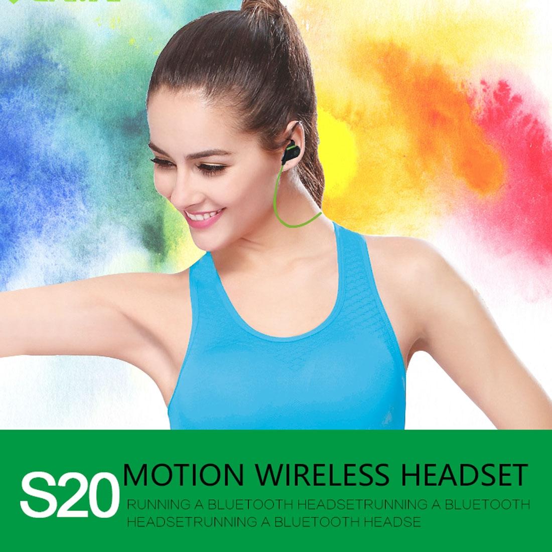 Red Wireless Bluetooth In-Ear Headset – Magnetic Switch, LED Indicator Light & Secure Fit