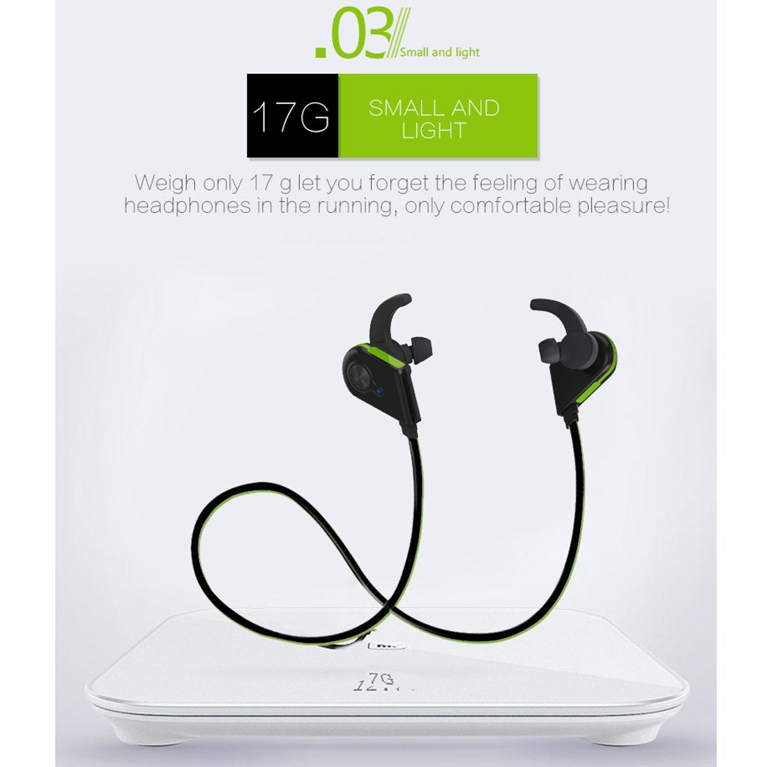 Red Wireless Bluetooth In-Ear Headset – Magnetic Switch, LED Indicator Light & Secure Fit