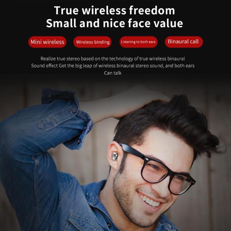 Wireless Noise-Cancelling Headphones with Binaural Calls – Red, Over-Ear Bluetooth Headset for Music & Clear Voice Calls