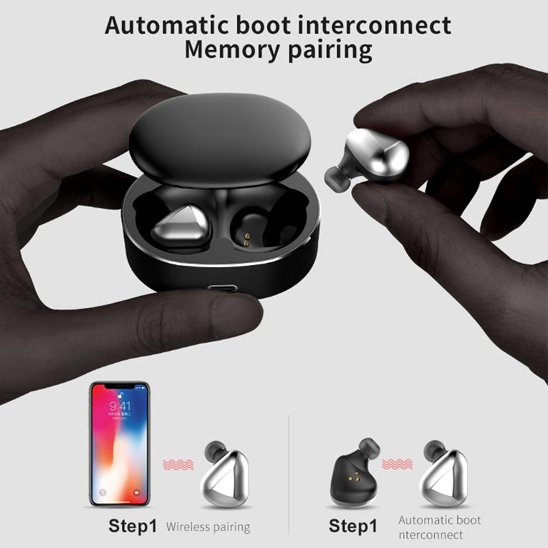 Wireless Noise-Cancelling Headphones with Binaural Calls – Red, Over-Ear Bluetooth Headset for Music & Clear Voice Calls