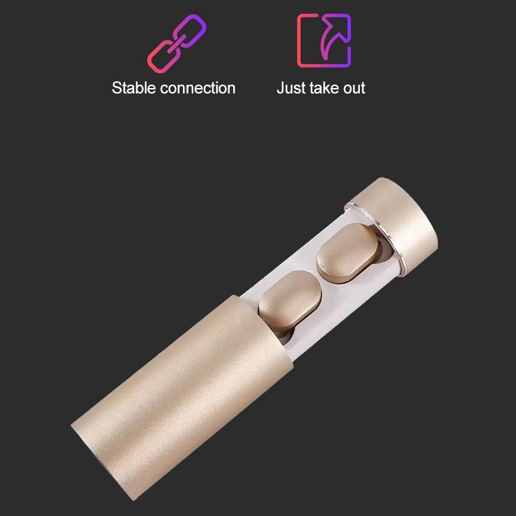 Wireless Touch Bluetooth Headset – Smart Magnetic Charging Case, Auto Pairing, In-Ear Earbuds – Red