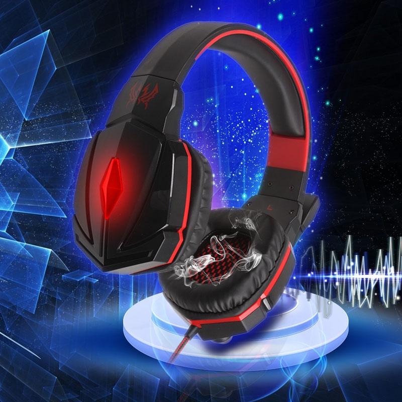 2.2M Gaming Headset with Mic & LED – Red, Noise Cancelling, Comfortable Fit, PC/Console Compatible