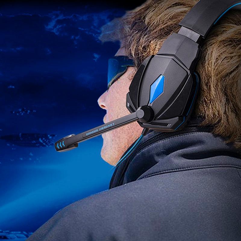 2.2M Gaming Headset with Mic & LED – Red, Noise Cancelling, Comfortable Fit, PC/Console Compatible