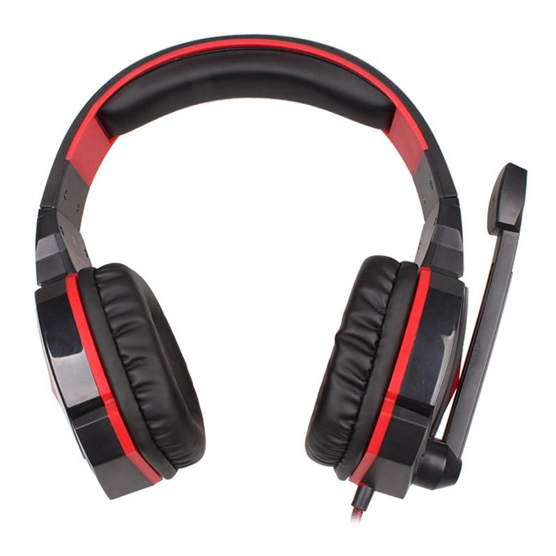 2.2M Gaming Headset with Mic & LED – Red, Noise Cancelling, Comfortable Fit, PC/Console Compatible