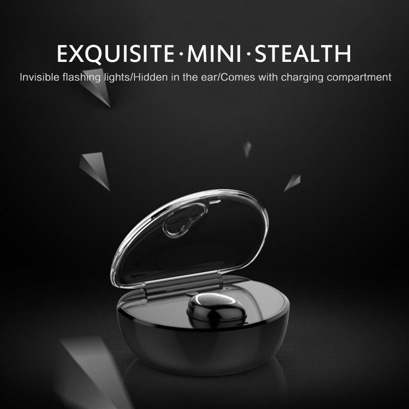Mini Wireless Bluetooth Earphones with Charging Case – X7 4.1, Compact & Lightweight – Red