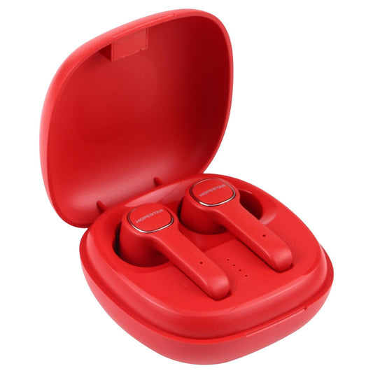 Wireless Bluetooth 5.0 True Earbuds – Red, In-Ear TWS Headphones for Music & Calls