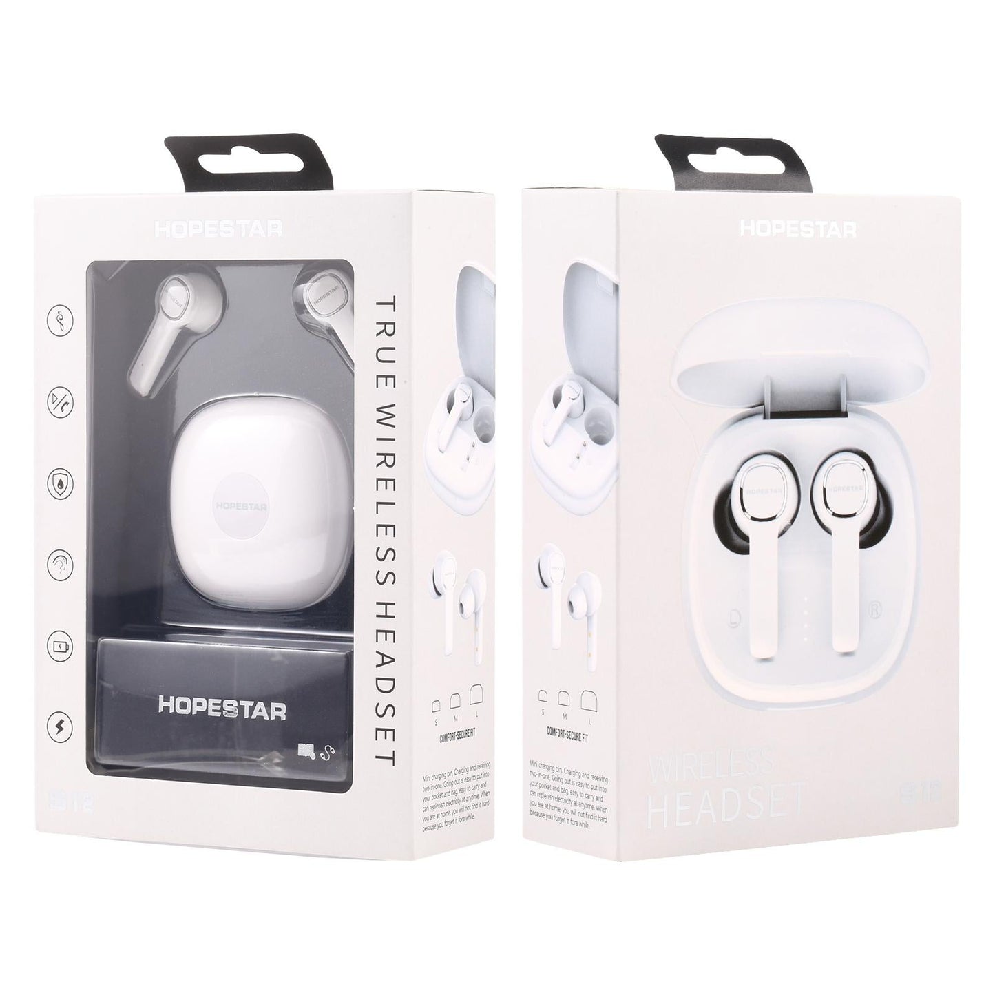 Wireless Bluetooth 5.0 True Earbuds – Red, In-Ear TWS Headphones for Music & Calls