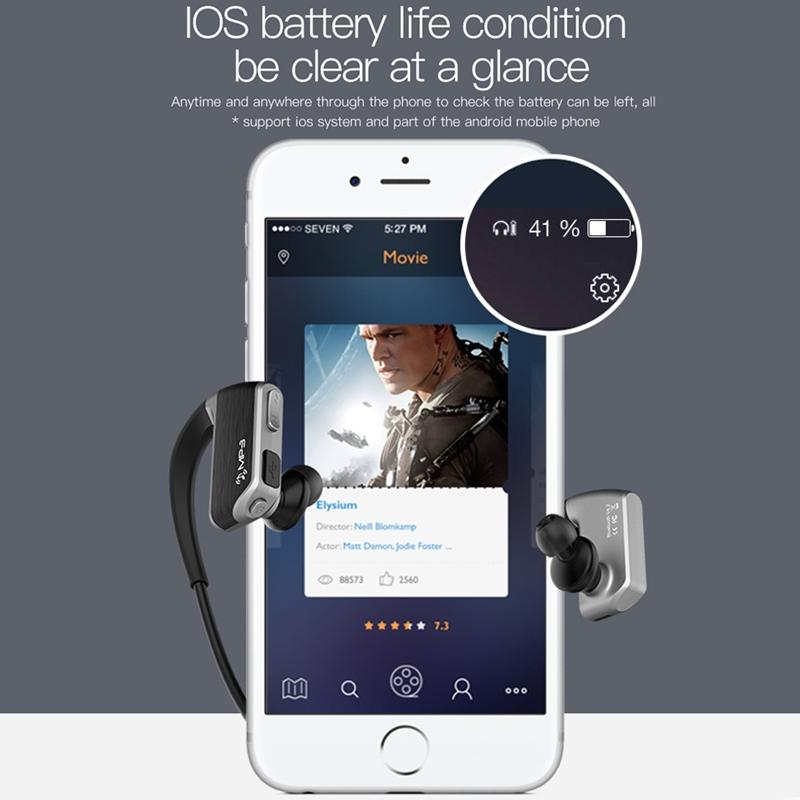 Wireless Sports Bluetooth 5.0 Earphones – Binaural Hanging Type – Red – Sweatproof & Secure Fit for Active Use