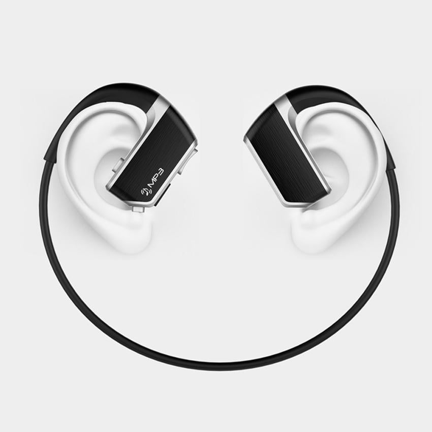 Wireless Sports Bluetooth 5.0 Earphones – Binaural Hanging Type – Red – Sweatproof & Secure Fit for Active Use