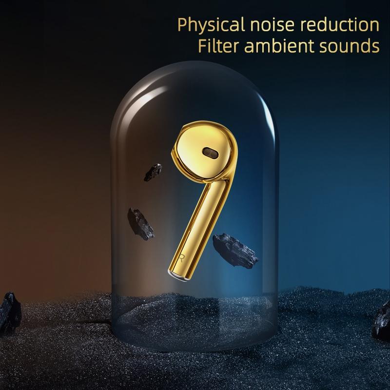 T03S Pride Edition TWS Bluetooth 5.0 Earphones – Silver, Binaural, Clear Sound, Charging Case Included