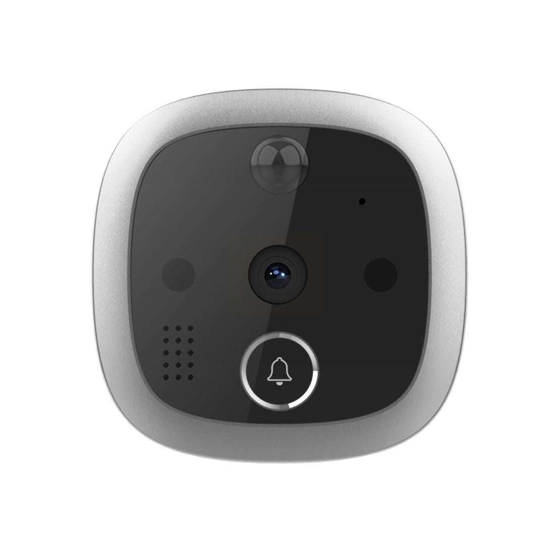4.3-Inch Smart Security Door Viewer – 1.0MP Camera, Motion Detection, Night Vision, 145° Wide-Angle, Music Chime, TF Card Support – Black