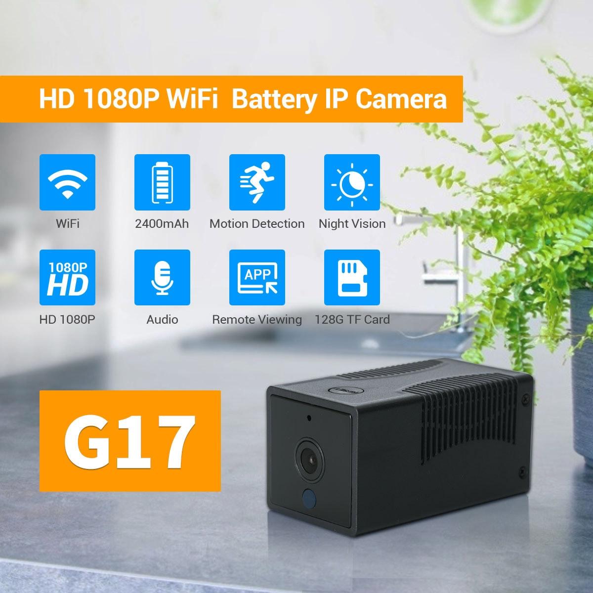 Smart WiFi IP Camera 1080P HD – Night Vision, Two-Way Audio, Motion Detection & TF Card Support