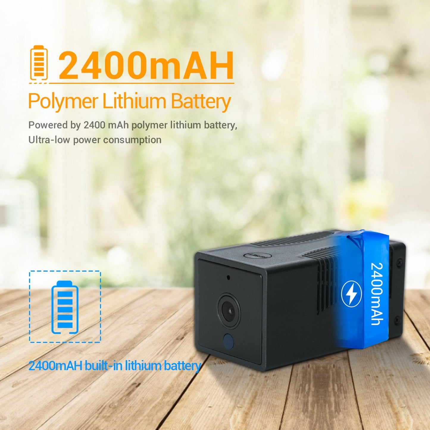 Smart WiFi IP Camera 1080P HD – Night Vision, Two-Way Audio, Motion Detection & TF Card Support