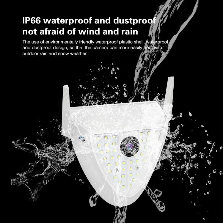 Smart Garden Camera with 2MP, Motion Detection, Night Vision & Voice Intercom – TF Card Support, 42 LEDs for Outdoor Security