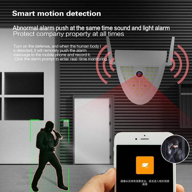 Smart Garden Camera with 2MP, Motion Detection, Night Vision & Voice Intercom – TF Card Support, 42 LEDs for Outdoor Security