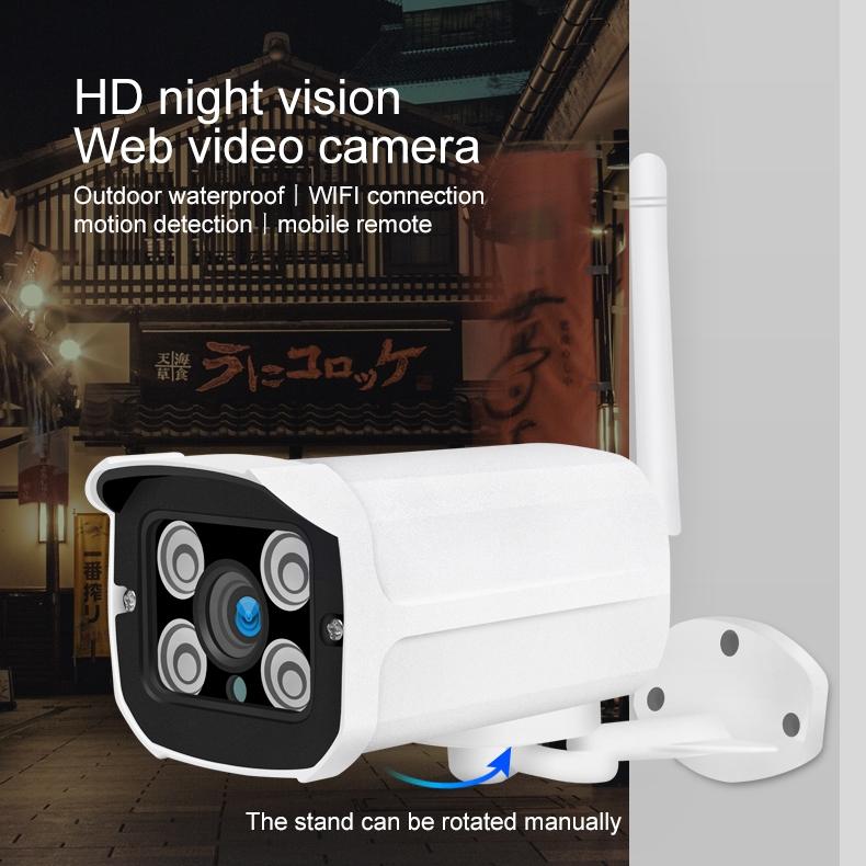 Wireless IP Camera with 1080P HD, Motion Detection, Night Vision & TF Card Support | Home Security Surveillance
