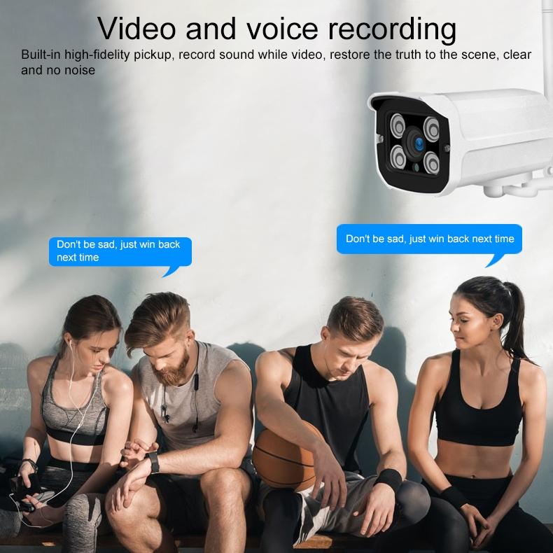 Wireless IP Camera with 1080P HD, Motion Detection, Night Vision & TF Card Support | Home Security Surveillance