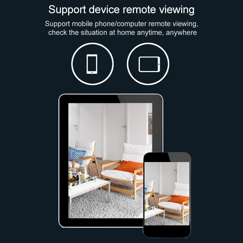 1080P HD WiFi IP Security Camera – Night Vision, Motion Detection, Two-Way Audio, TF Card Support