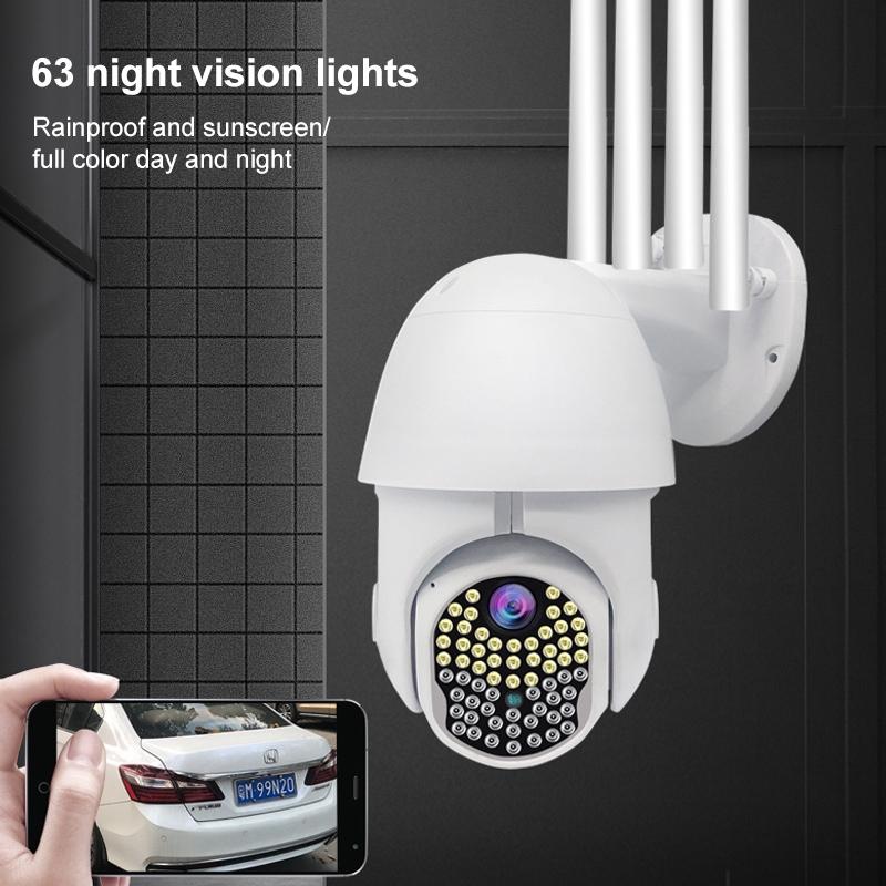1080P HD WiFi IP Security Camera – Night Vision, Motion Detection, Two-Way Audio, TF Card Support