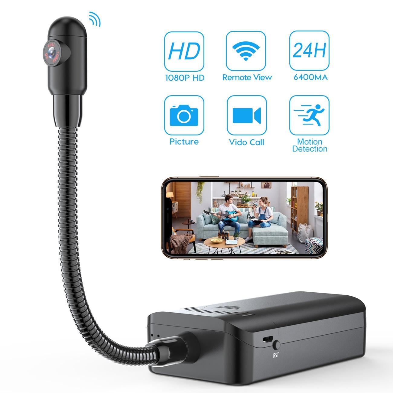 1080P HD WiFi Snake Tube Camera with Motion Detection – Flexible Inspection Camera
