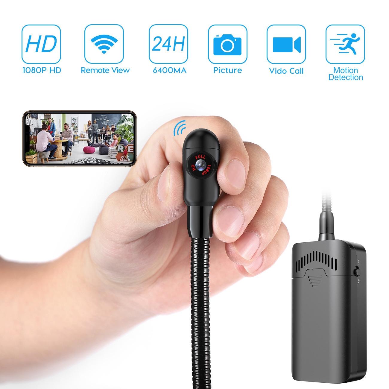 1080P HD WiFi Snake Tube Camera with Motion Detection – Flexible Inspection Camera