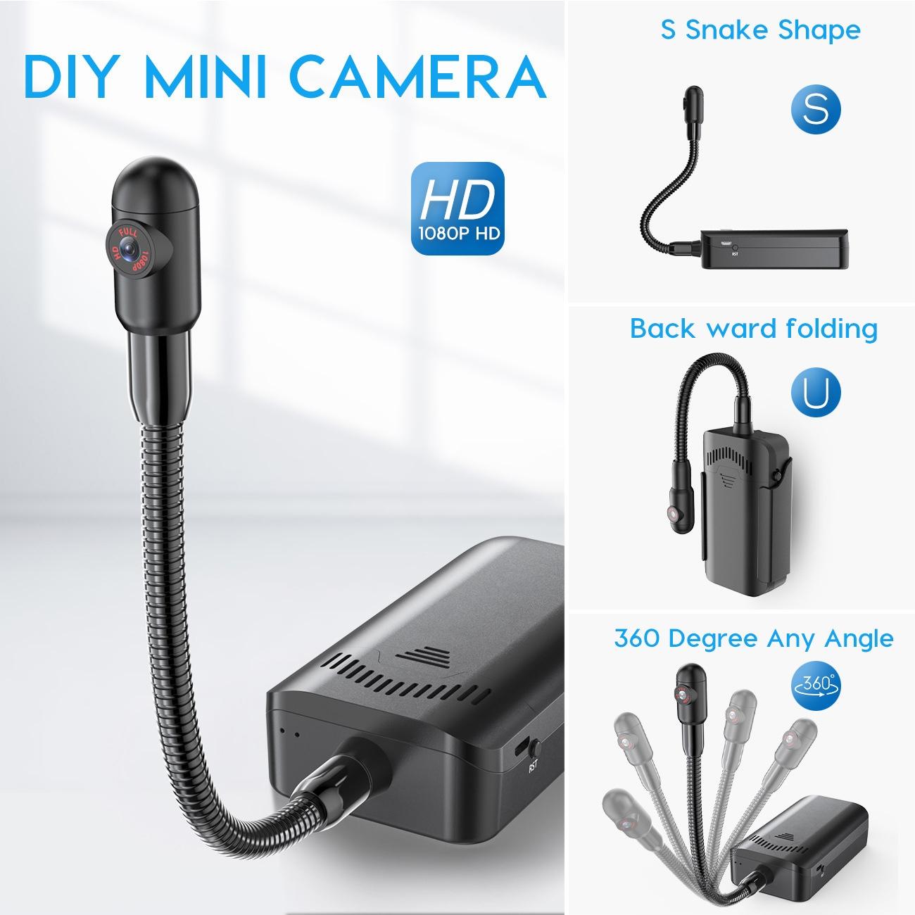 1080P HD WiFi Snake Tube Camera with Motion Detection – Flexible Inspection Camera