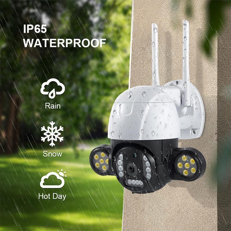 2.4G Wireless IP Camera – 3MP HD, Motion Detection, Night Vision, Two-Way Audio, TF Card, IP65 Waterproof