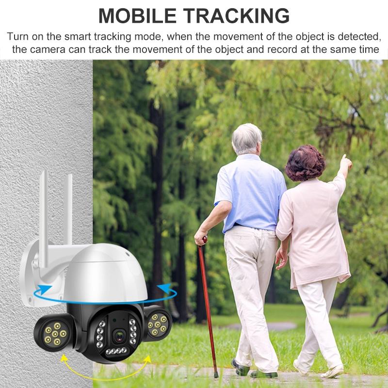 2.4G Wireless IP Camera – 3MP HD, Motion Detection, Night Vision, Two-Way Audio, TF Card, IP65 Waterproof
