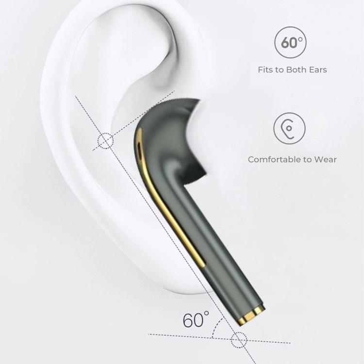 "T&G J18 Wireless Bluetooth Earphones with Charging Box – White True Wireless In-Ear Headphones