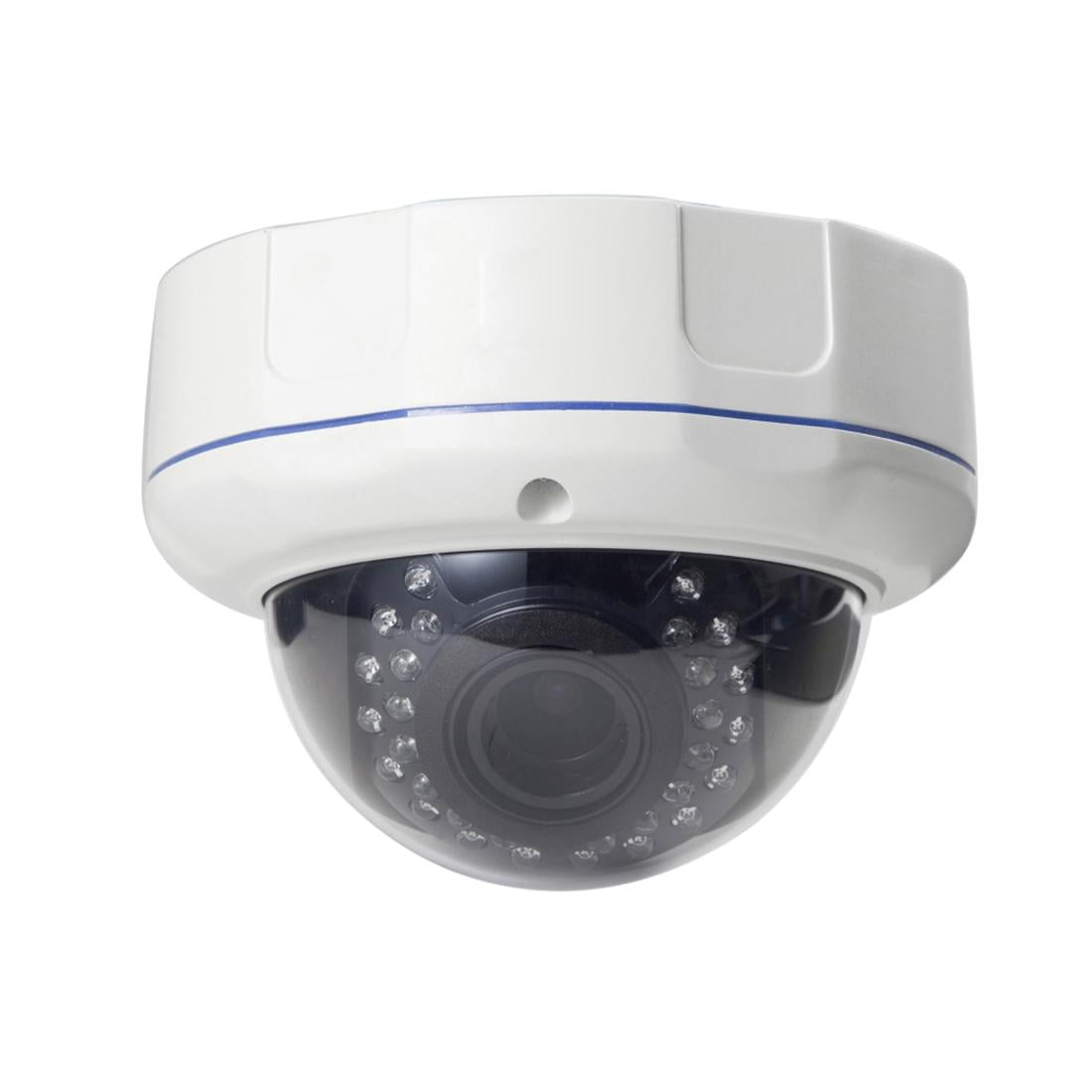 5MP IP Dome Security Camera with Auto Focus & 4X Optical Zoom – White