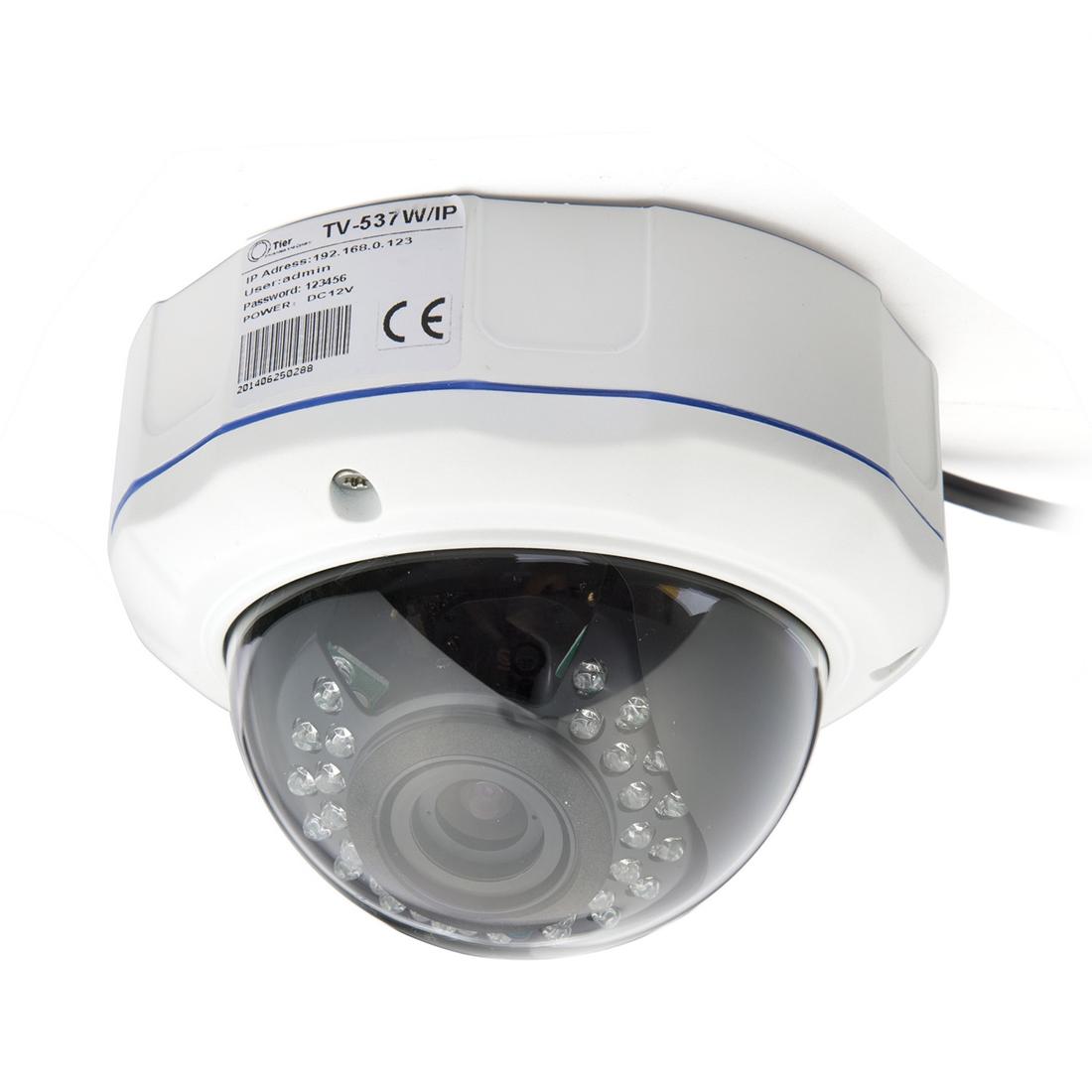 5MP IP Dome Security Camera with Auto Focus & 4X Optical Zoom – White